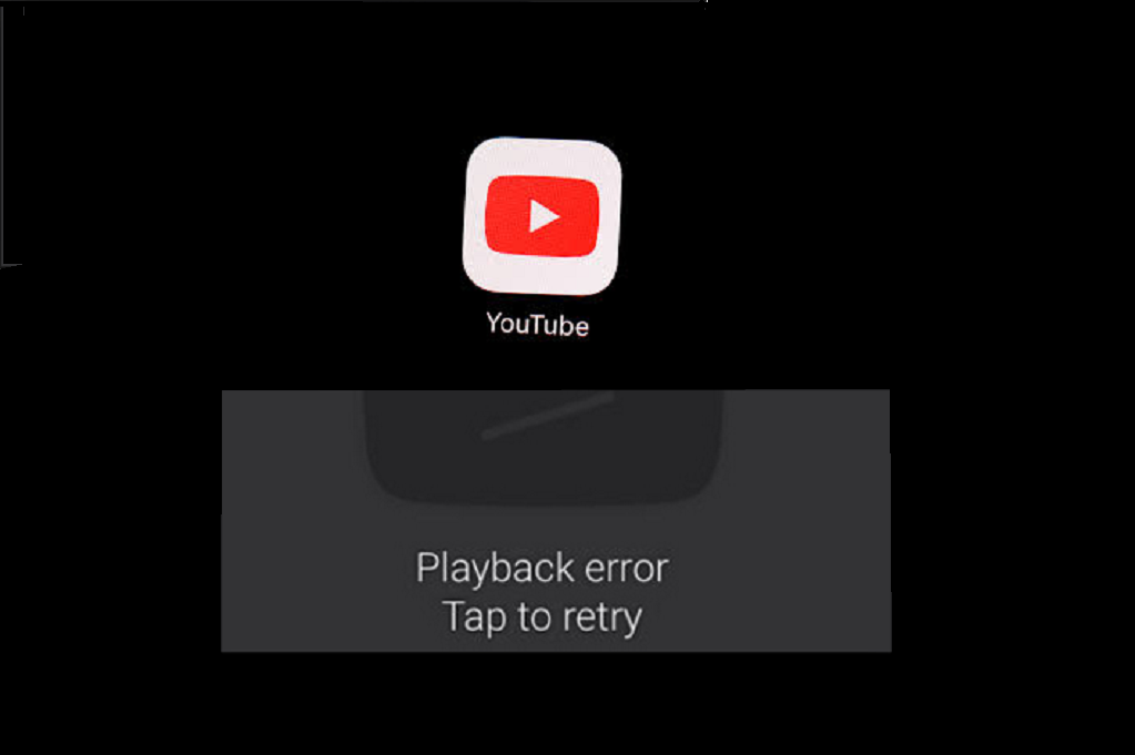Playback error on Youtube