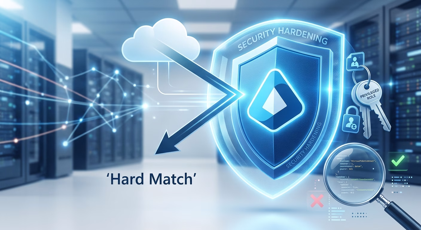 Entra Connect hard match blocked